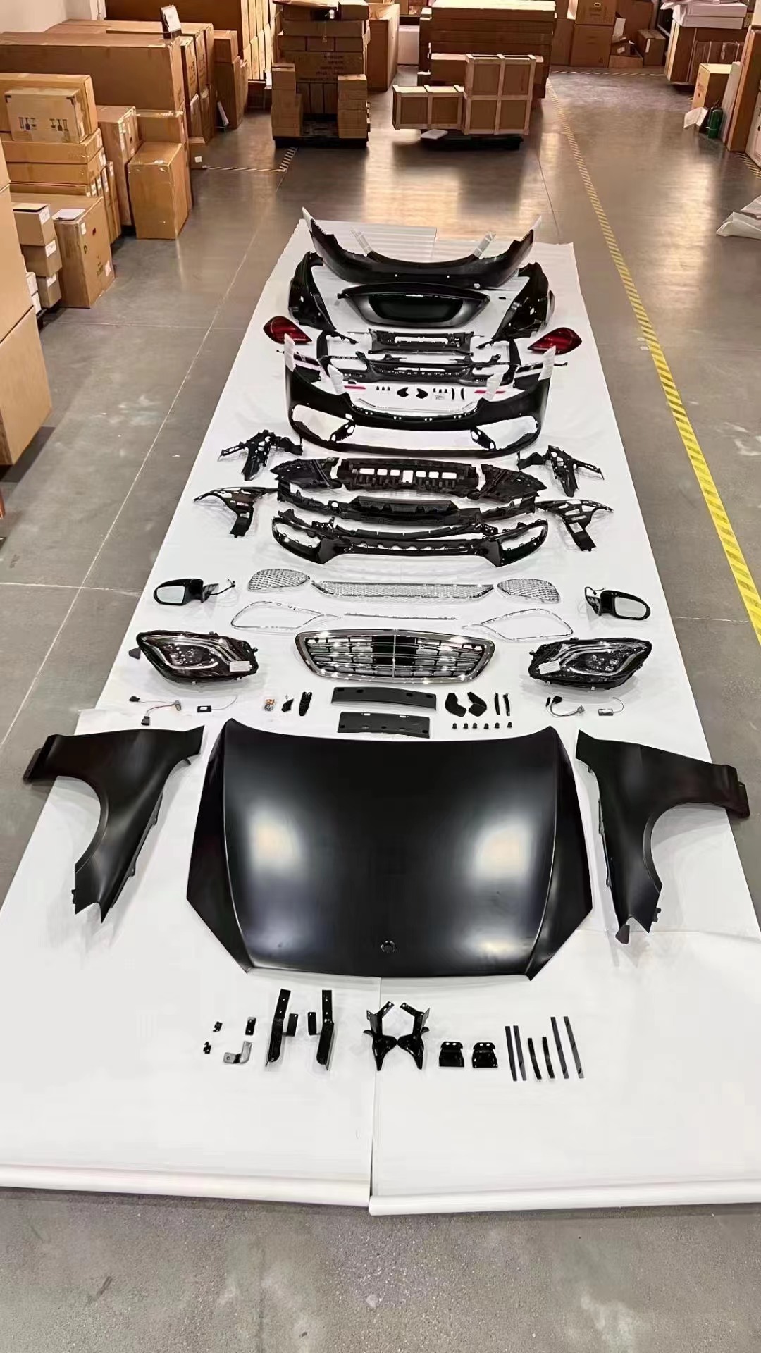 S Class Exterior Upgrade Body Kit W221 UpgradeTo W222