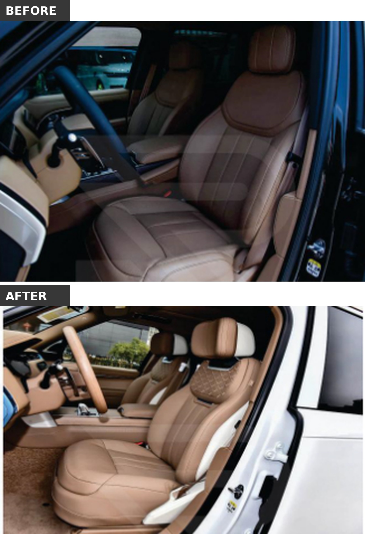 Luxury Land Rover Range Rover Interior ＆ Extrtior Upgrade To SV