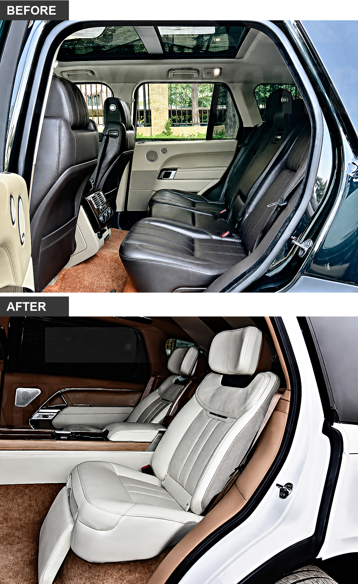 Luxury Land Rover Range Rover Interior&Exterior Upgrade Old To New
