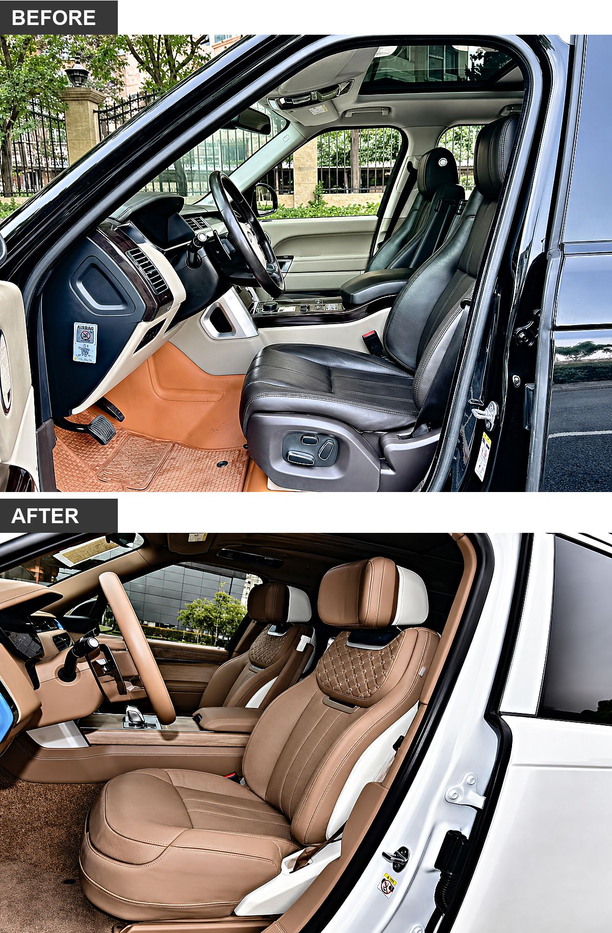 Luxury Land Rover Range Rover Interior&Exterior Upgrade Old To New