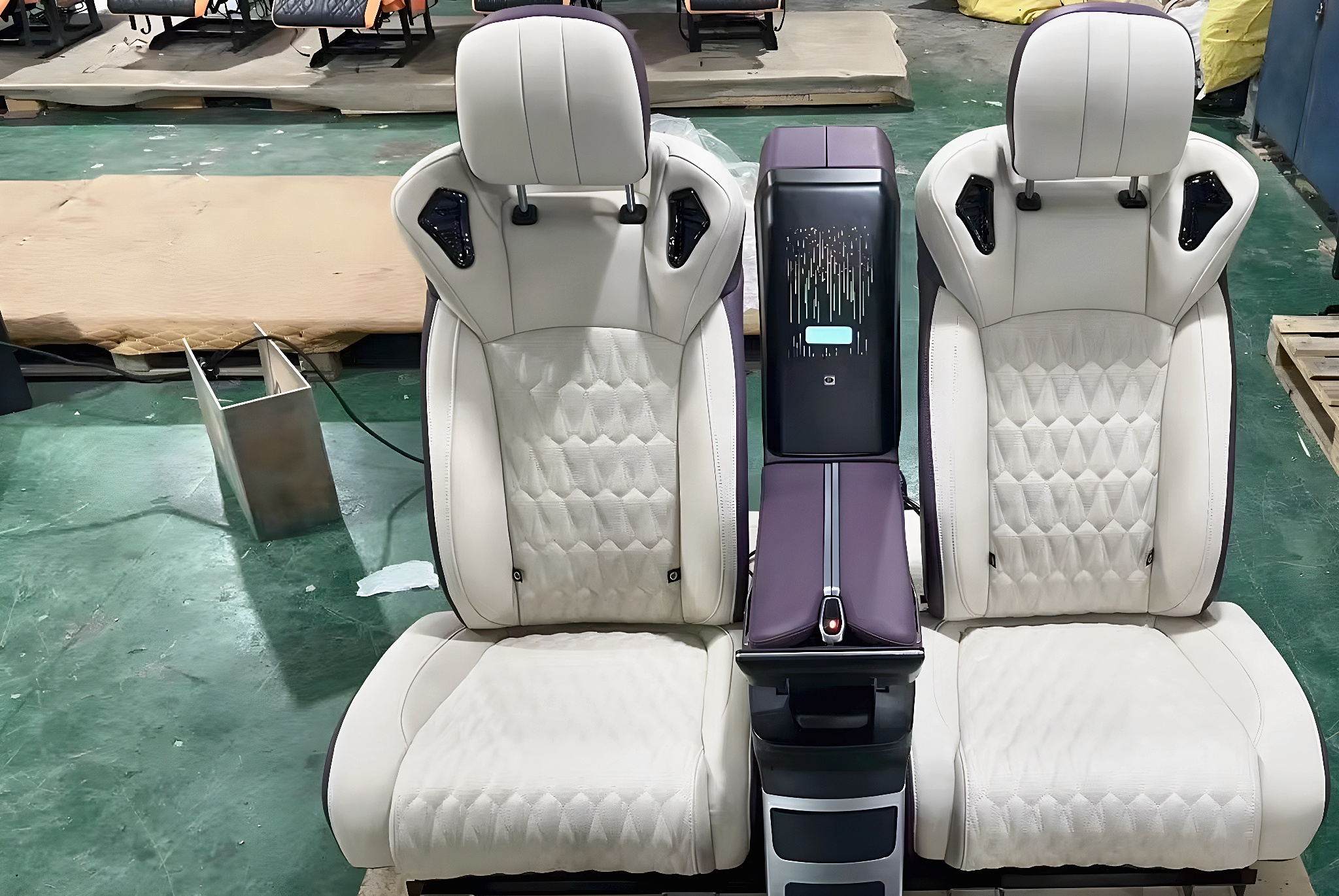 Luxury Sport Seat Modified Rear Seat with Center Console Fridge for Mercedes G Wagon G Class W463 W463A W464 W465