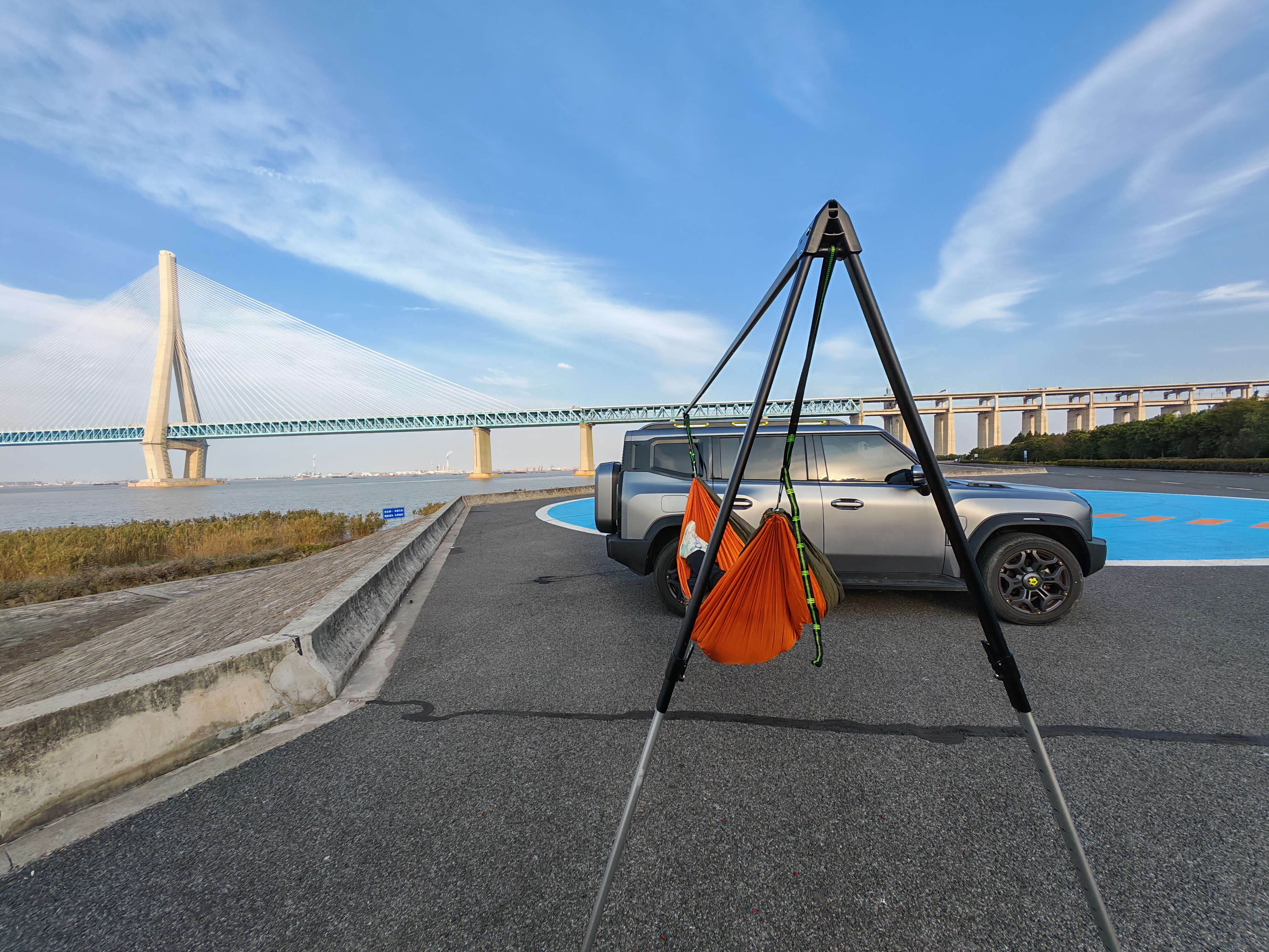 Portable Vehicle‑Mounted Hammock Stand