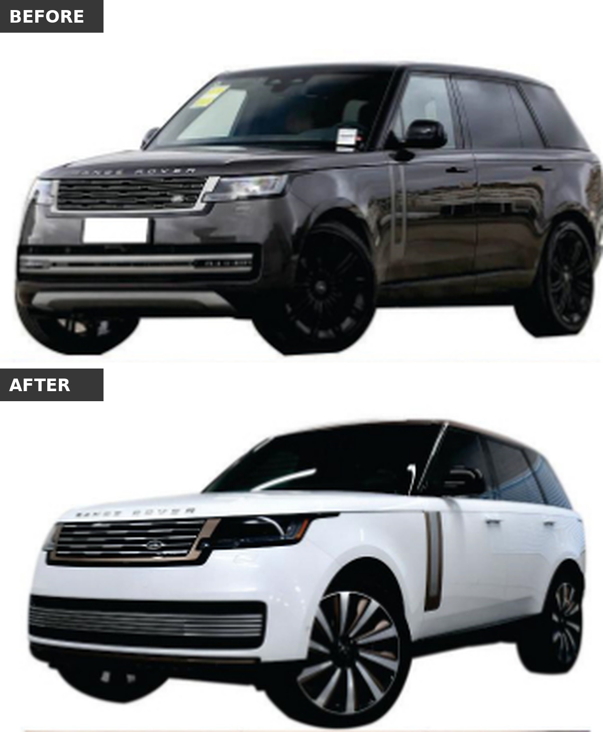 Luxury Land Rover Range Rover Interior ＆ Extrtior Upgrade To SV