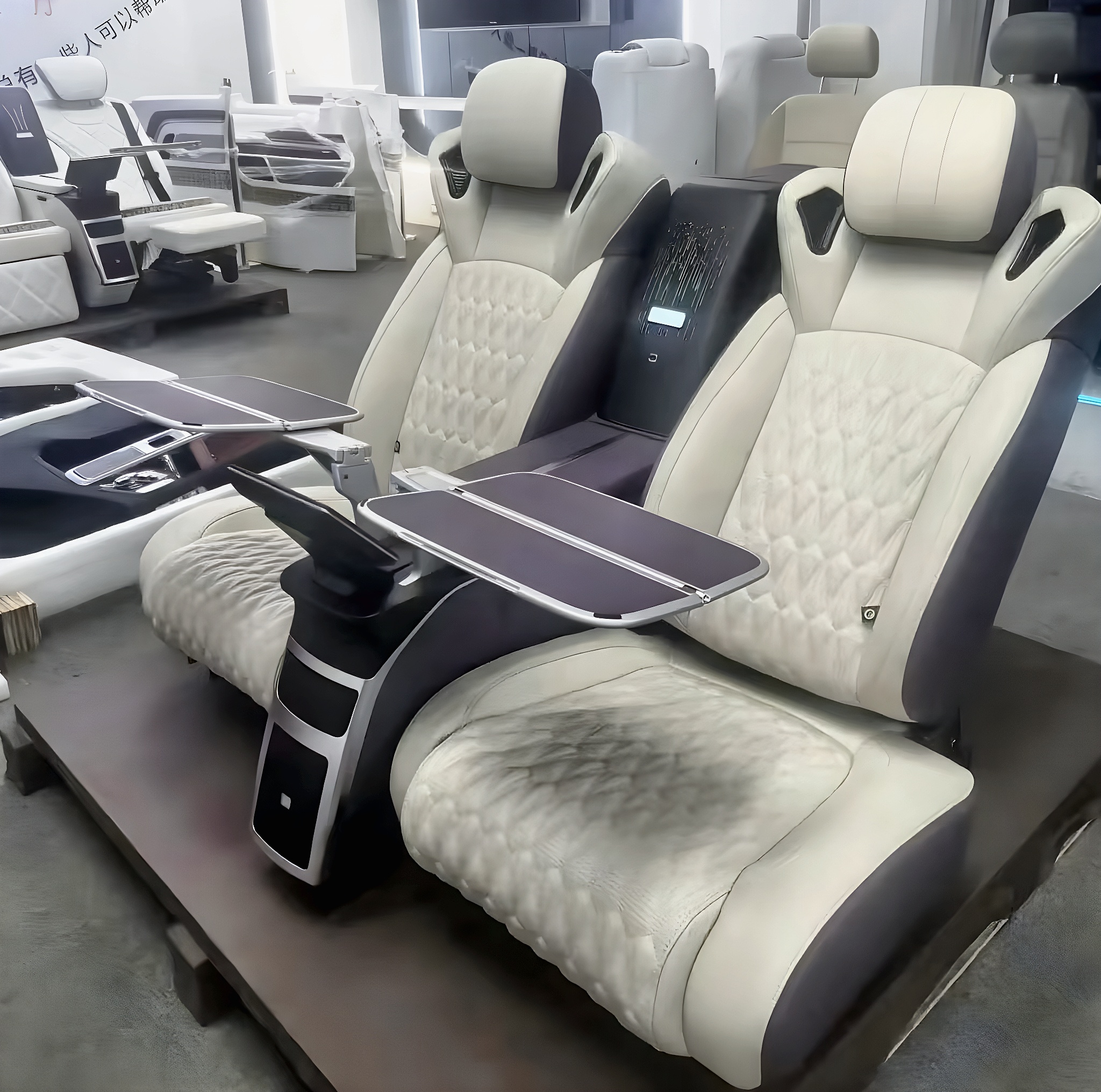 Luxury Sport Seat Modified Rear Seat with Center Console Fridge for Mercedes G Wagon G Class W463 W463A W464 W465